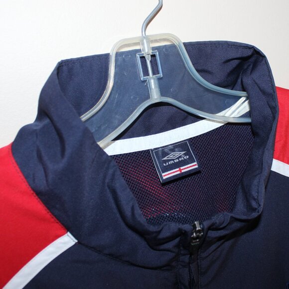 3/$188❤️unworn Umbro ENGLAND 2007-08 Track Top Jacket Windbreaker Embroidered - Picture 6 of 16